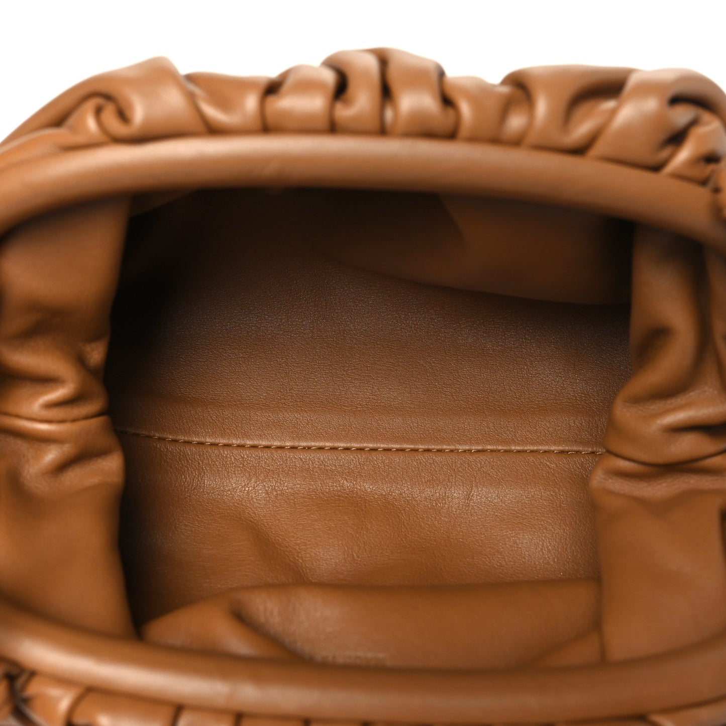 Butter Calfskin The Mini Pouch Cammello