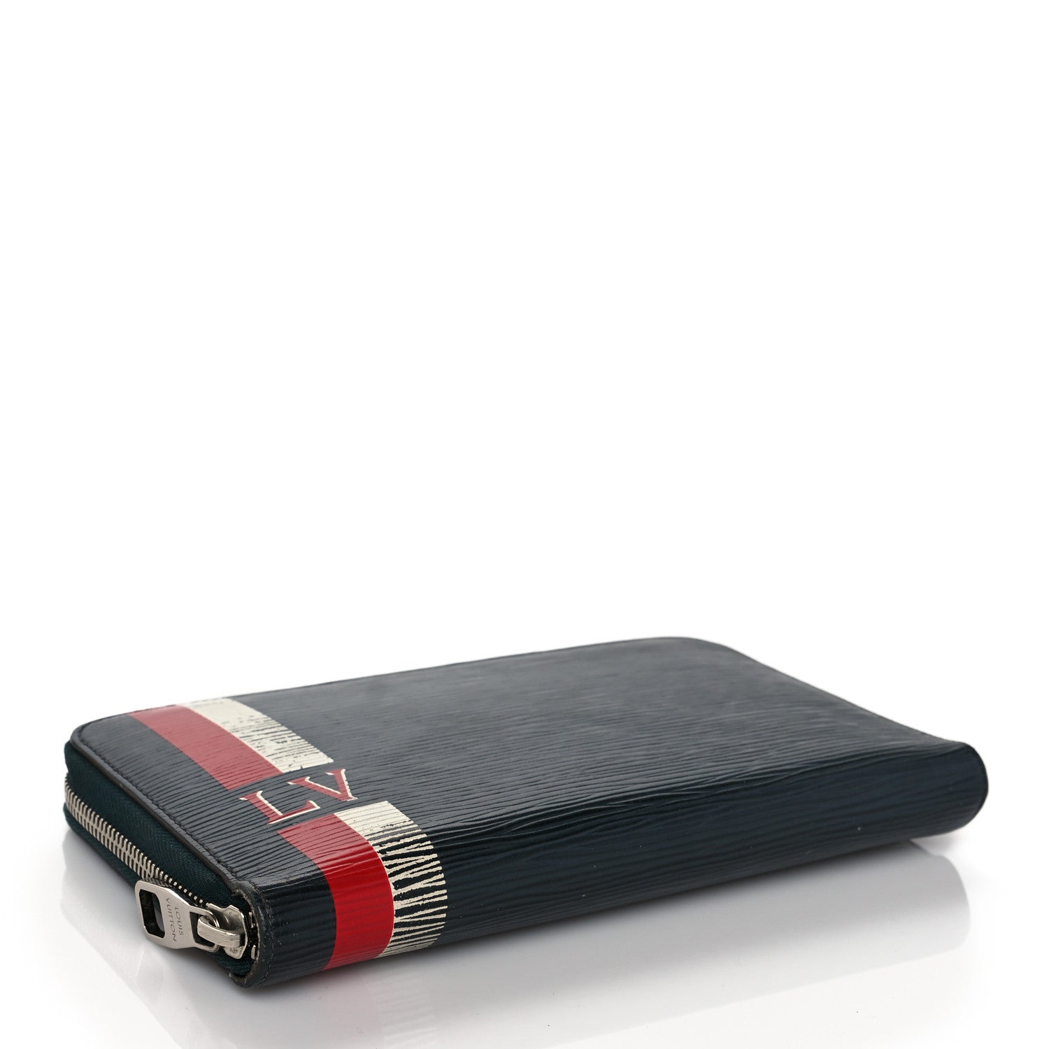 Louis Vuitton Epi Zippy Organizer Wallet Navy Stripes 4 of 9