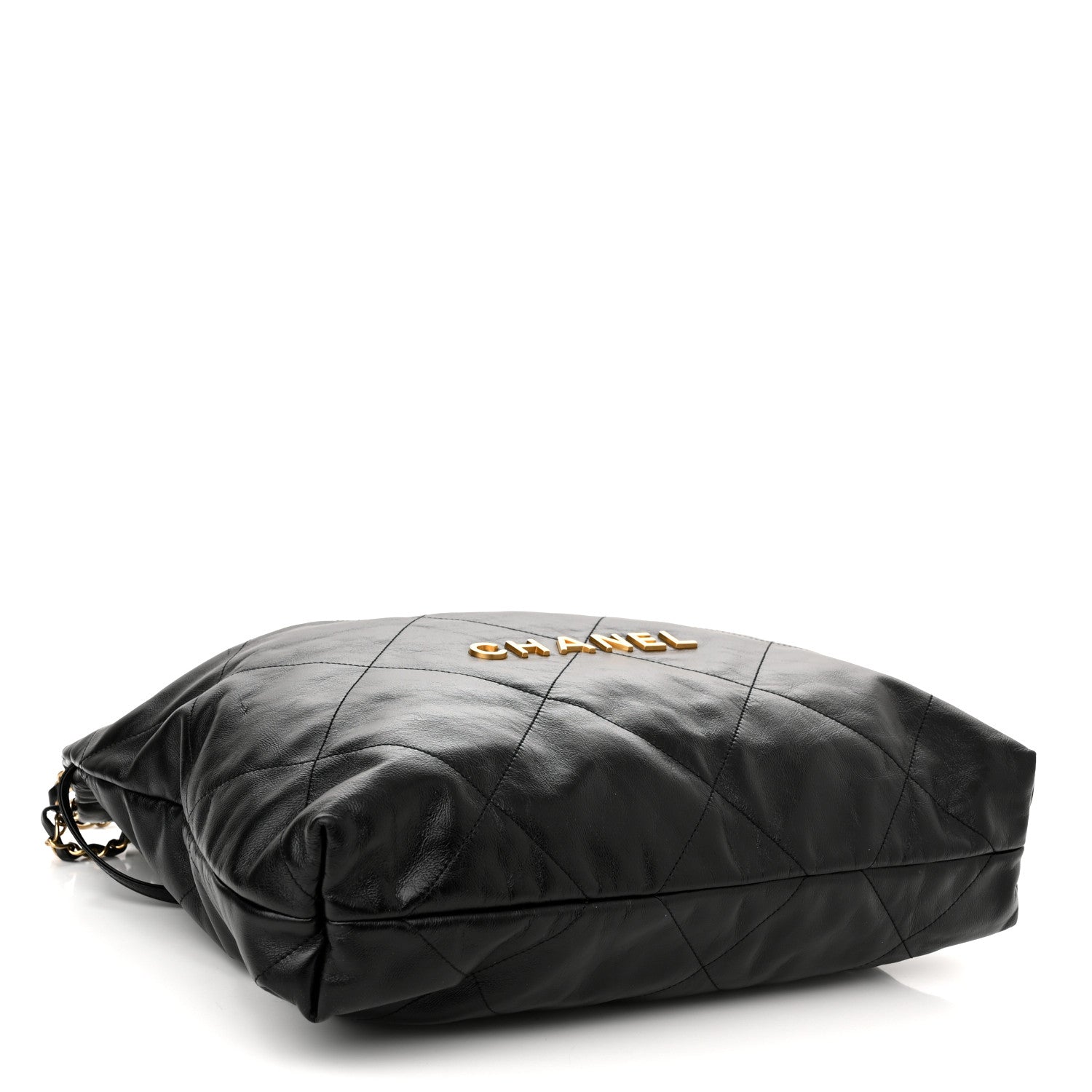 Chanel Shiny Calfskin Quilted Small Chanel 22 Black 4 of 11