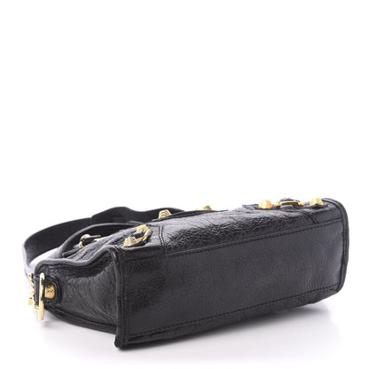 Balenciaga Agneau Giant 12 Gold Hardware Mini City Black 5 of 11