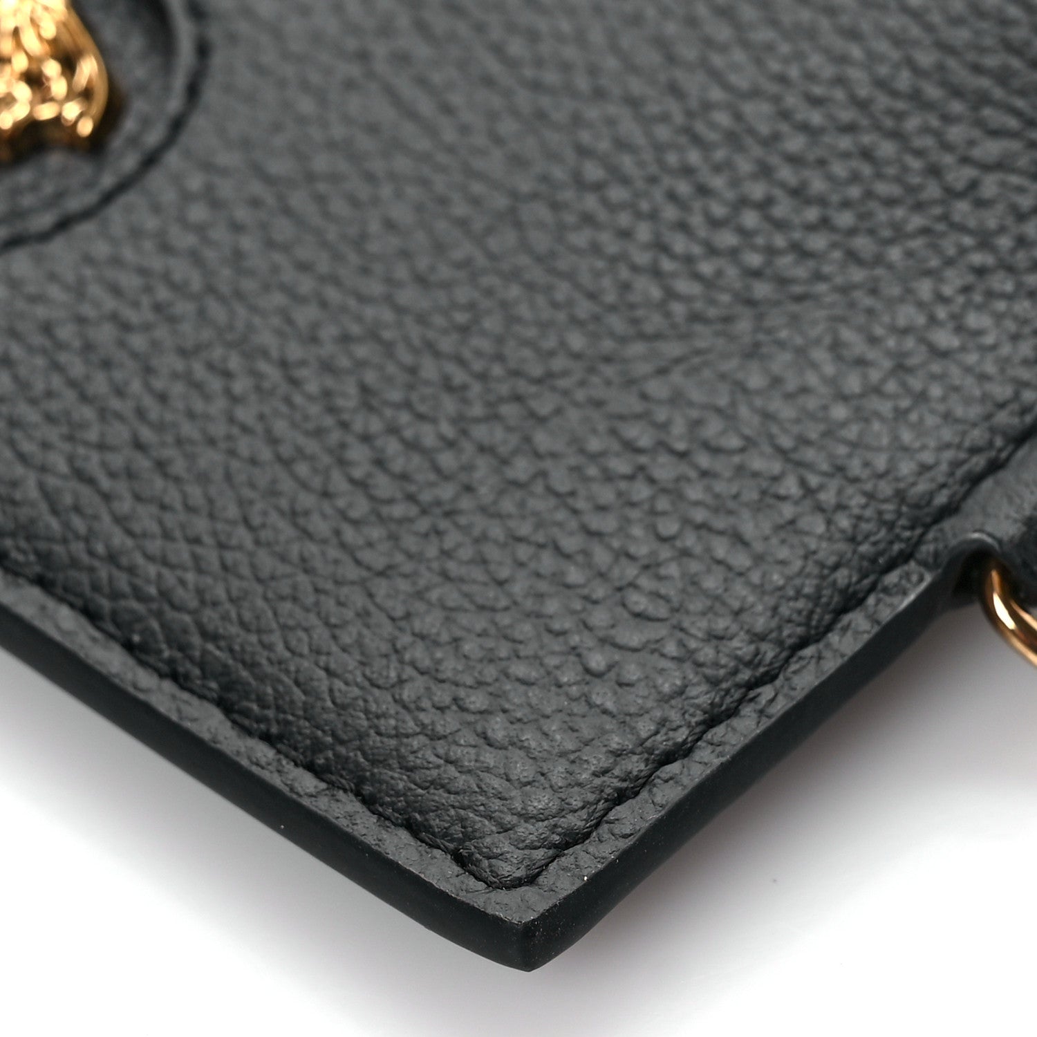 Versace Grained Calfskin La Medusa Zip Card Case Black 8 of 9