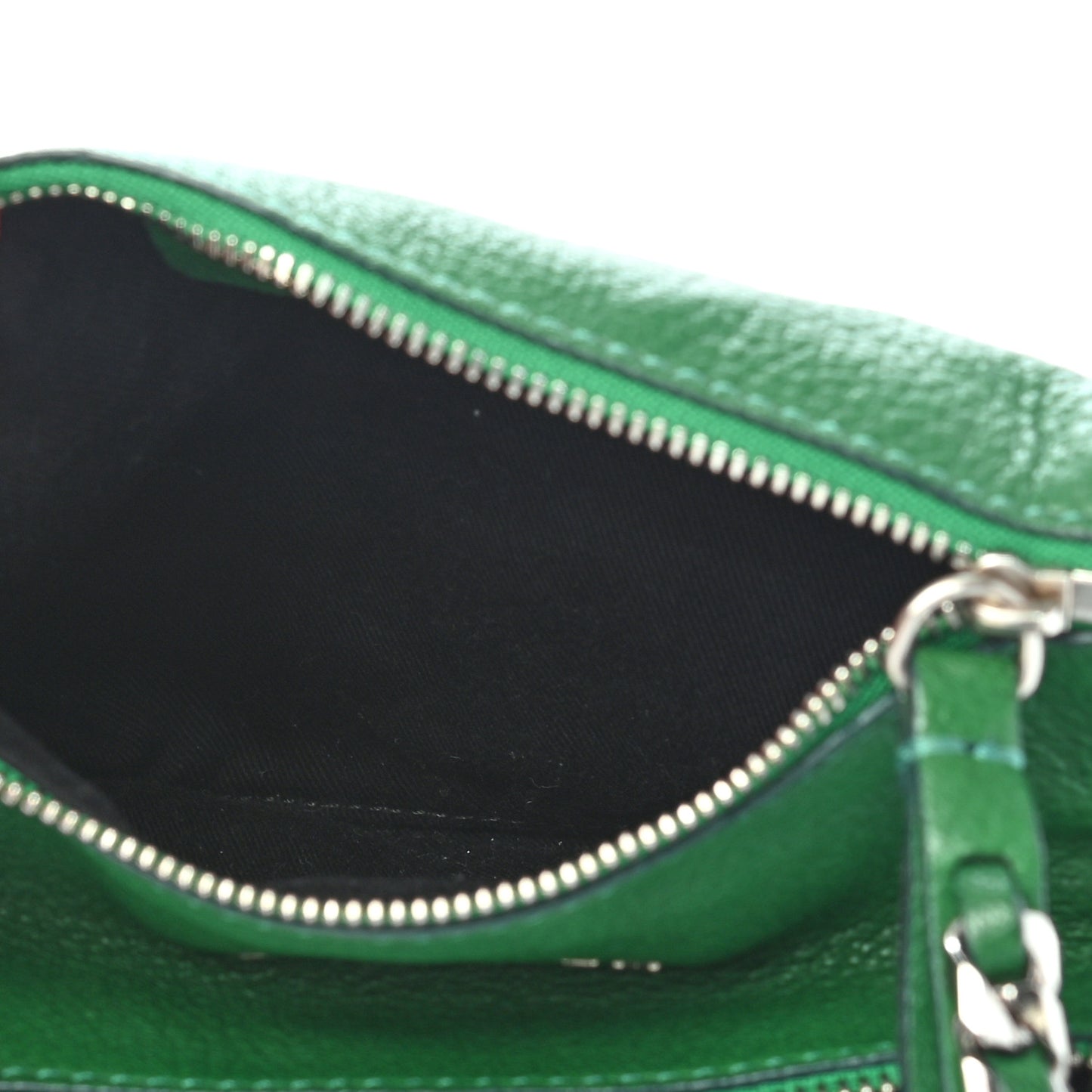 Sugar Goatskin Pandora Wristlet Emerald