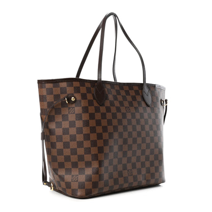 Louis Vuitton Damier Ebene Neo Neverfull MM Rose Ballerine 2 of 4