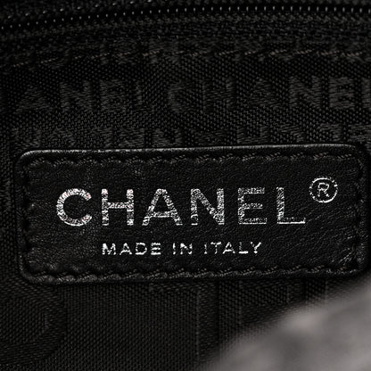 Chanel Lambskin Stitched Medium Ultimate Soft Tote Black 6 of 10