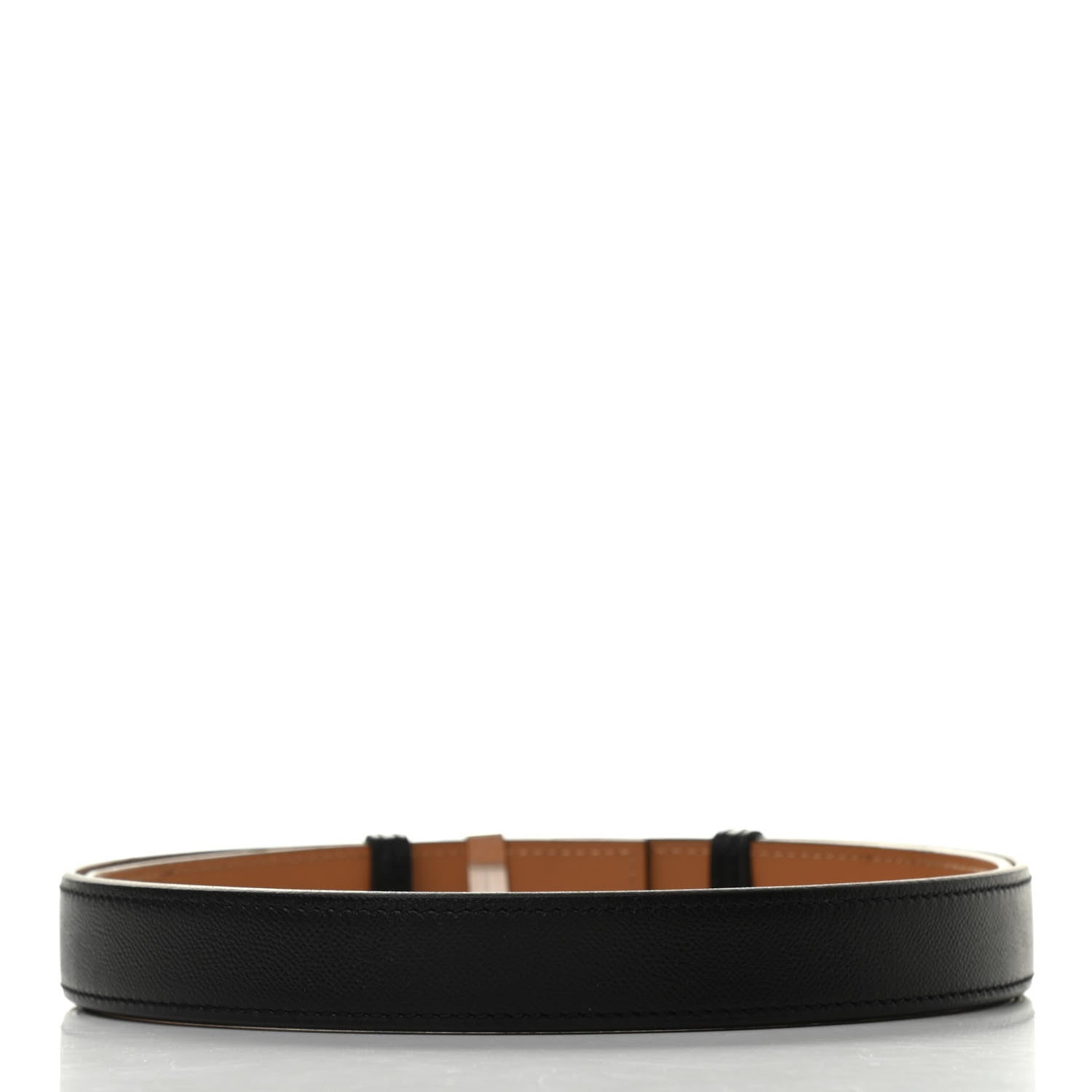 Hermes Madame Calfskin 24mm Collier De Chien Belt Black 2 of 4