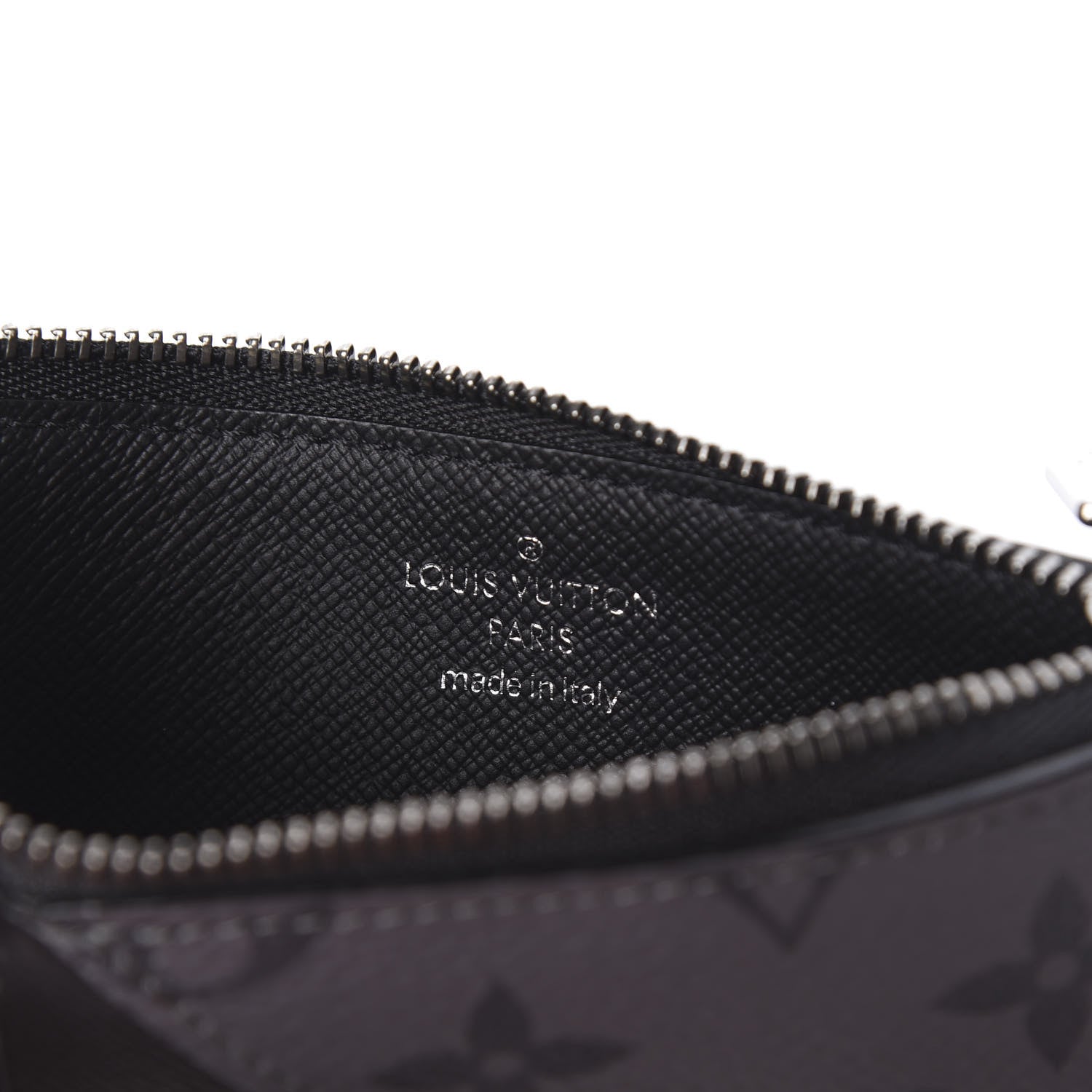 Louis Vuitton Reverse Monogram Eclipse Taiga Coin Card Holder 6 of 9