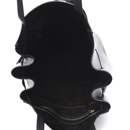 Celine Soft Grained Calfskin Medium Belt Cabas Phantom Black 4 of 9