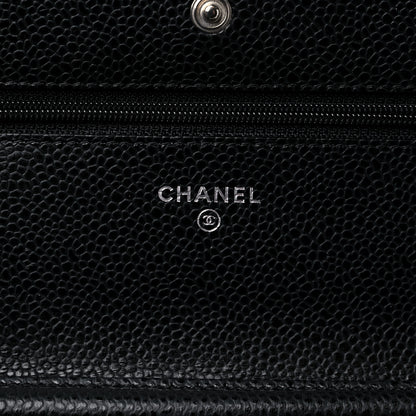 Chanel Caviar Quilted Wallet on Chain WOC Black 6 of 11
