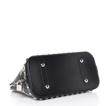 Louis Vuitton Epi Chain Flower Alma PM Black 4 of 12