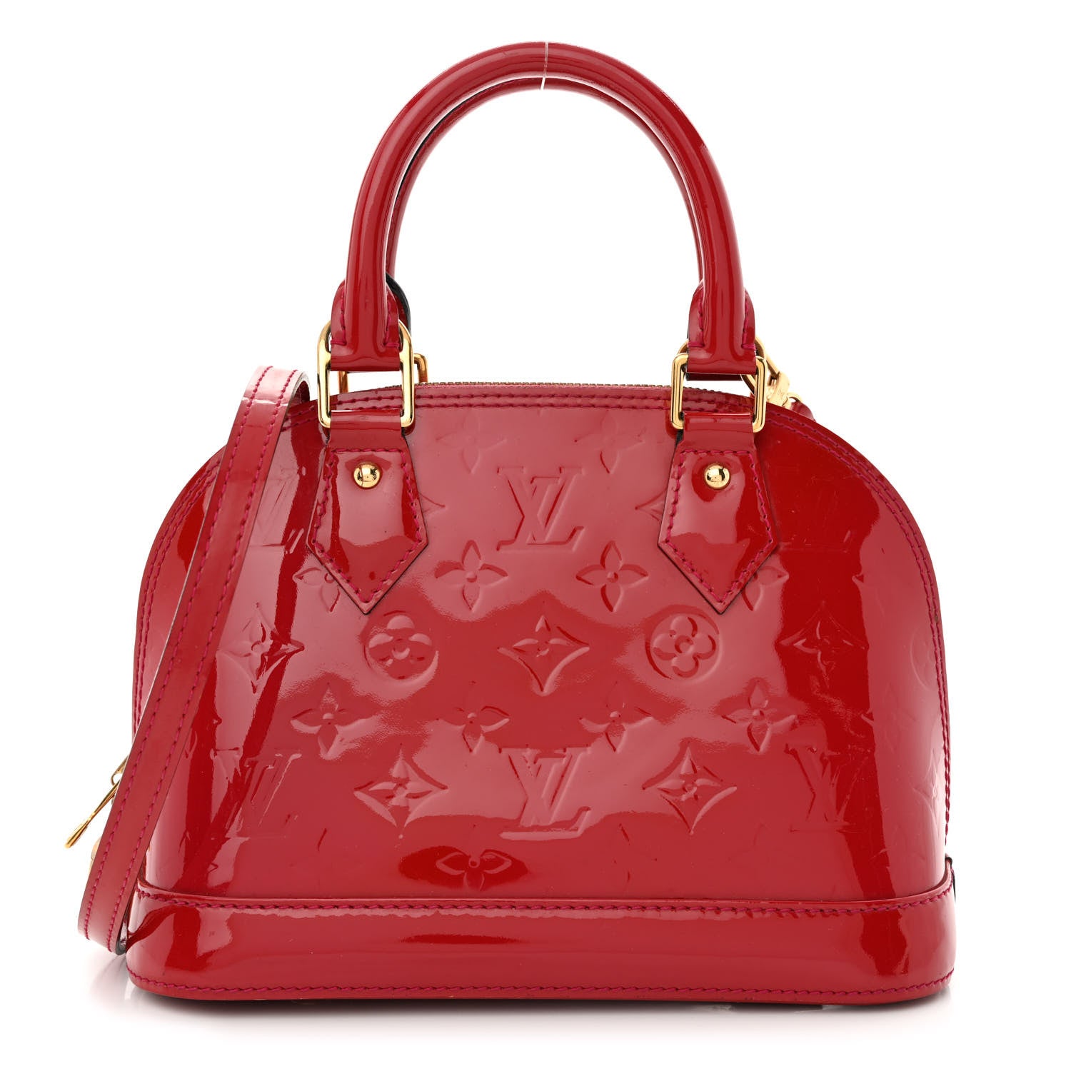Louis Vuitton Vernis Alma BB Rose Indien 1 of 13