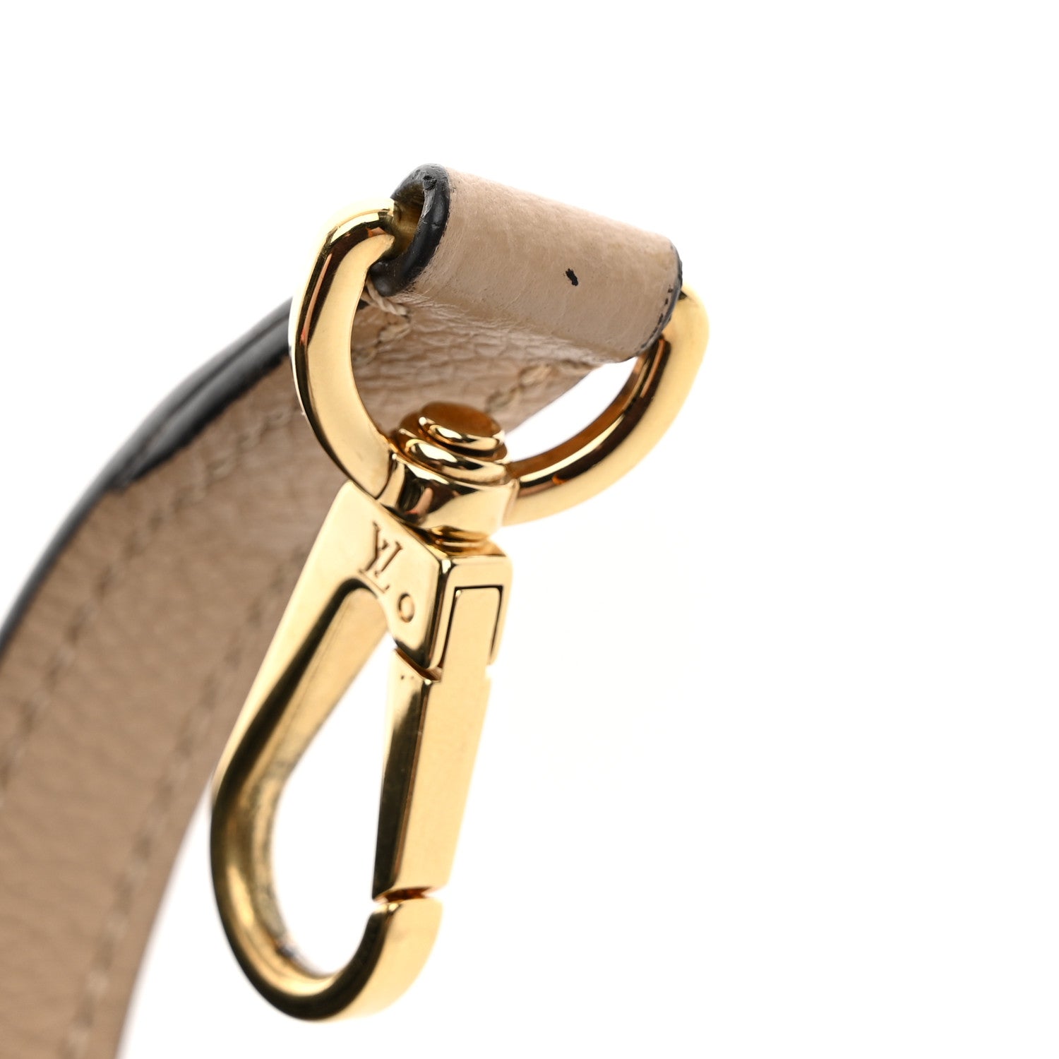 Louis Vuitton Calfskin Montaigne Shoulder Strap Dune 5 of 5