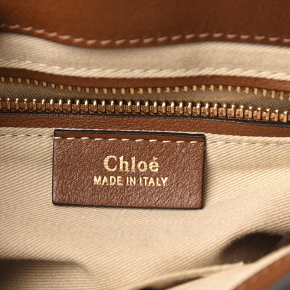 Chloe Suede Calfskin Small Faye Backpack Tobacco 5 of 9