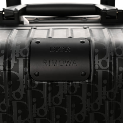 Christian Dior X RIMOWA Aluminum Gradient Cabin Luggage Black Multi 7 of 13