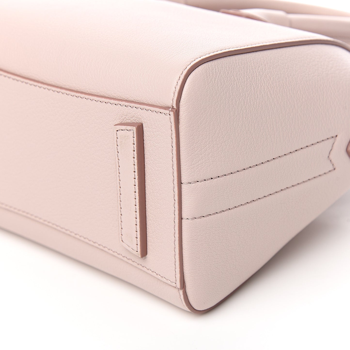 Sugar Goatskin Mini Antigona Pale Pink
