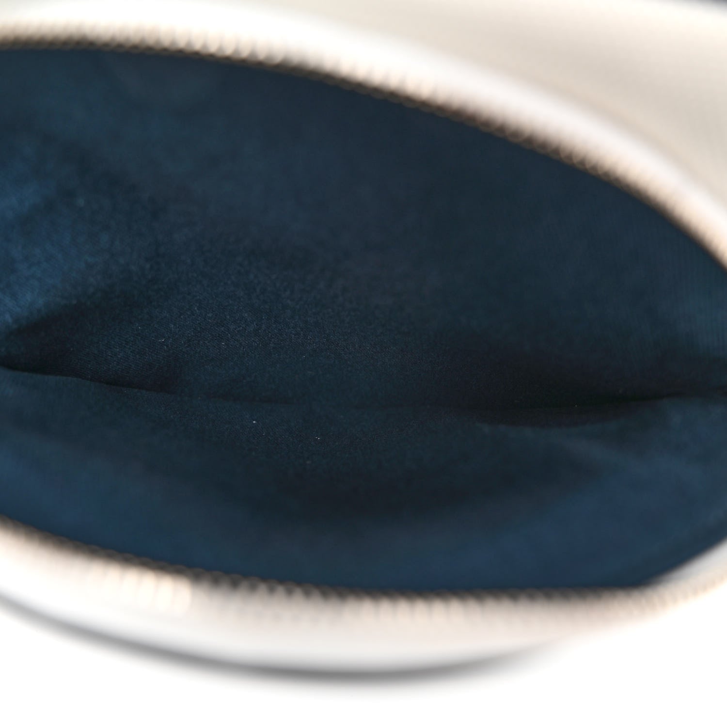 Chanel Nylon Rubber Messenger White Blue 5 of 11