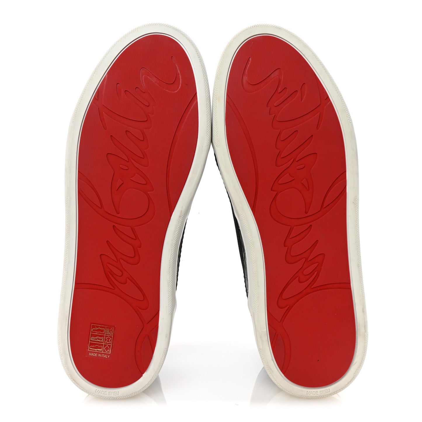 Calfskin Mens Rankiddo High Top Sneakers 43 Black