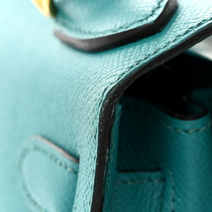 Hermes Epsom Kelly Sellier 28 Bleu Paon 16 of 30