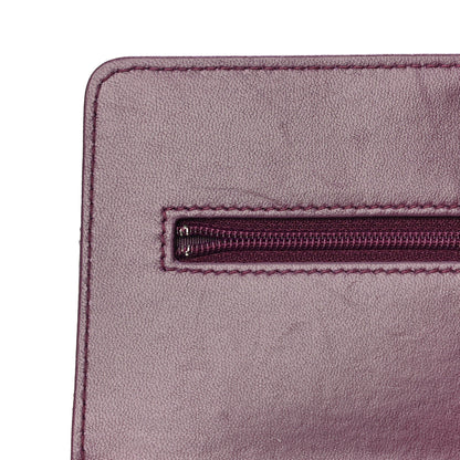 Chanel Lambskin Quilted Trendy CC Wallet On Chain WOC Purple 13 of 18