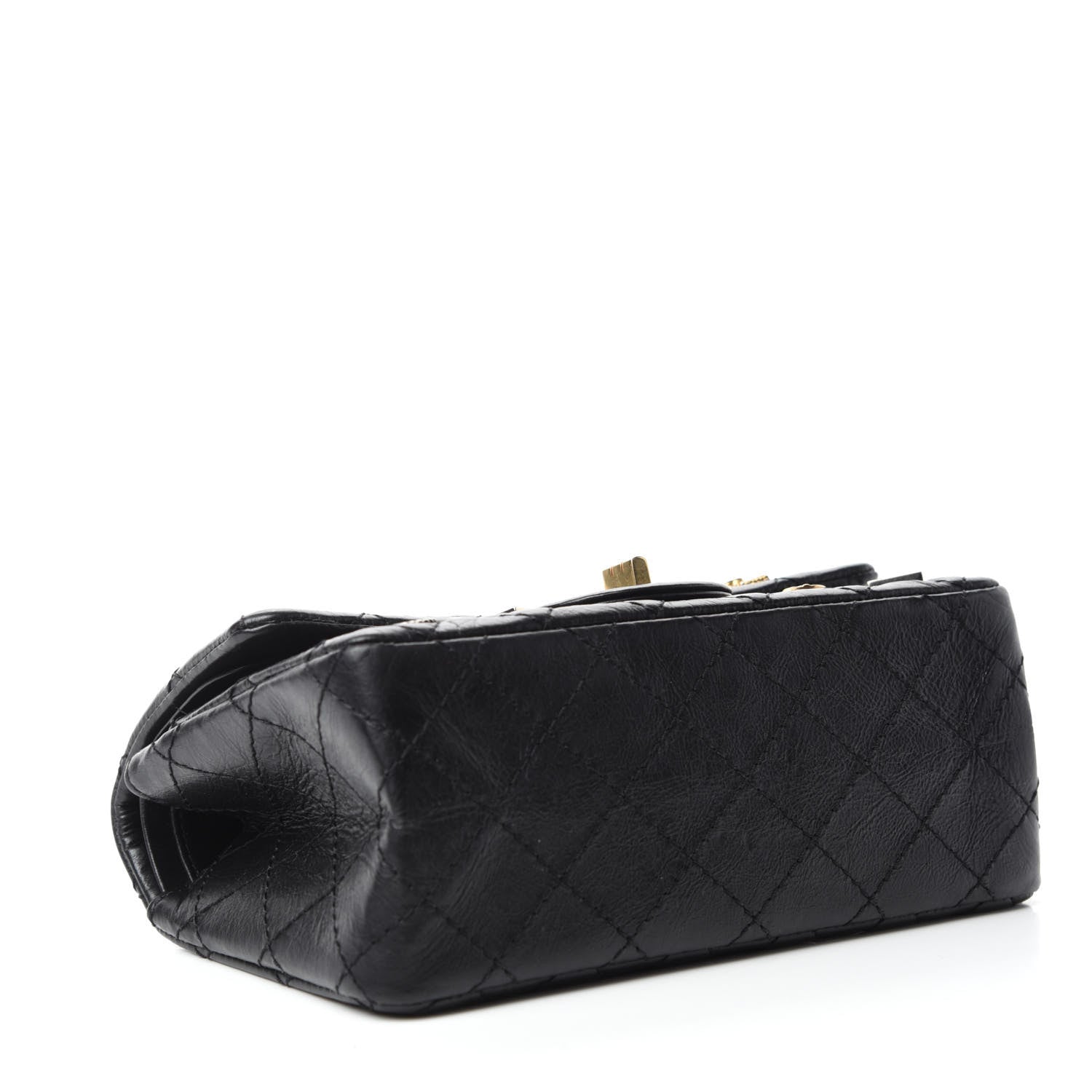 Chanel Aged Calfskin Casino 2.55 Reissue 224 Flap Black 5 of 14