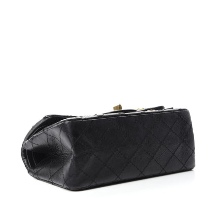Chanel Aged Calfskin Casino 2.55 Reissue 224 Flap Black 5 of 14