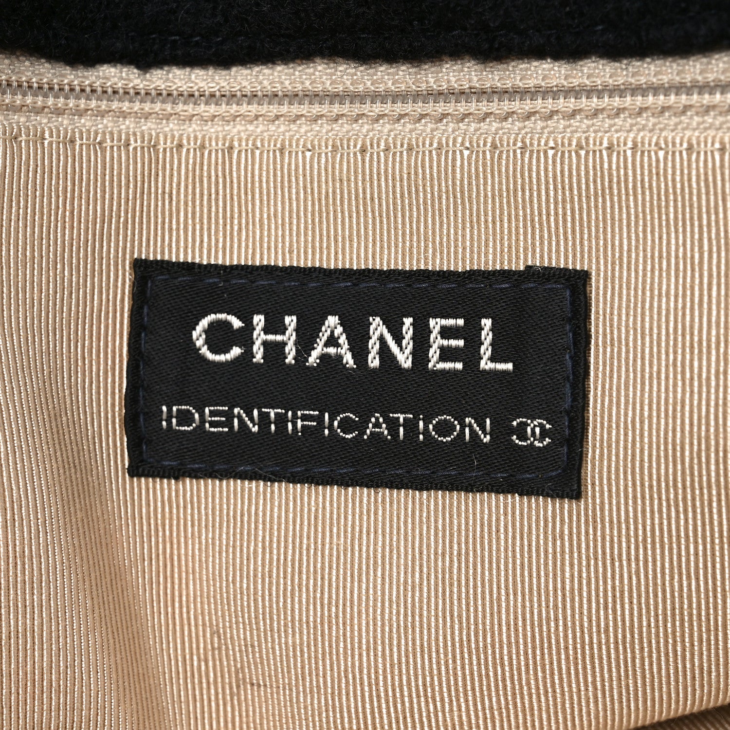 Chanel Wool Jumbo Chocolate Bar Mademoiselle Flap Black 6 of 10