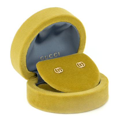 Gucci 18K Yellow Gold GG Tissue Stud Earrings 6 of 6