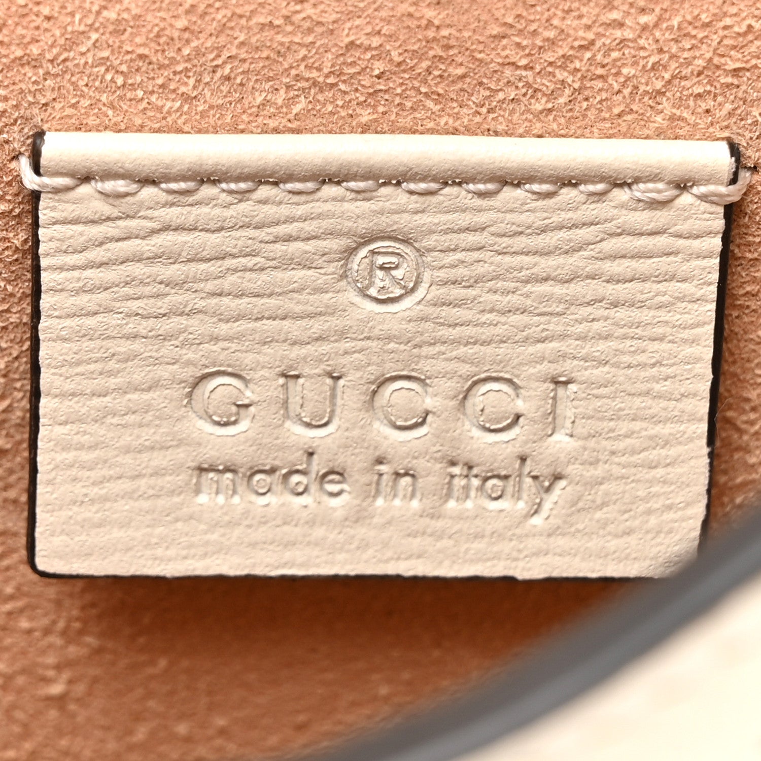 Gucci GG Supreme Monogram Azalea Calfskin Mini Horsebit 1955 Crossbody Bag Beige Ebony Mystic White 6 of 11