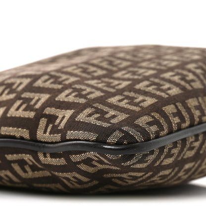 Fendi Zucchino Crossbody Dark Brown 9 of 10
