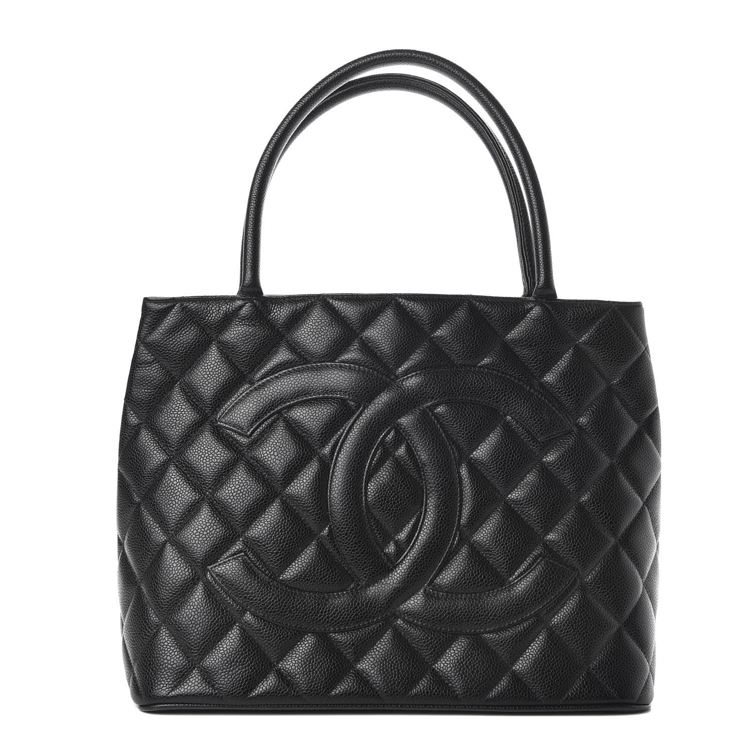 Chanel Caviar Quilted Medallion Tote Black 1 of 11