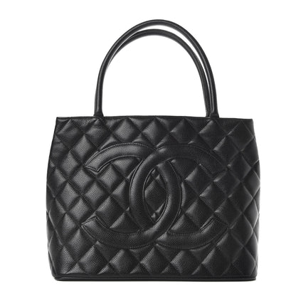 Chanel Caviar Quilted Medallion Tote Black 1 of 11