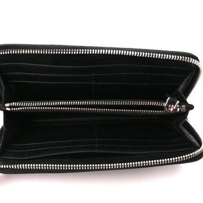 Prada Tessuto Nylon Zip Around Wallet Black 5 of 12