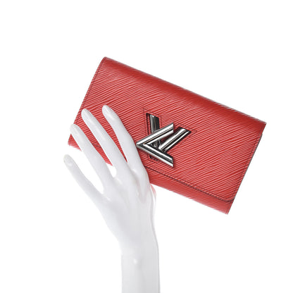 Louis Vuitton Epi Twist Wallet Coquelicot 2 of 7