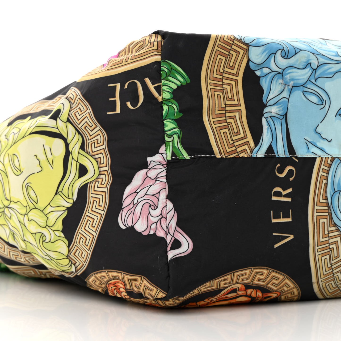 Nylon Medusa Print Tote Multicolor