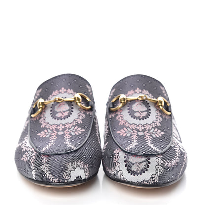 Gucci Jacquard Floral Womens Princetown Slippers 34 Multicolor 2 of 9