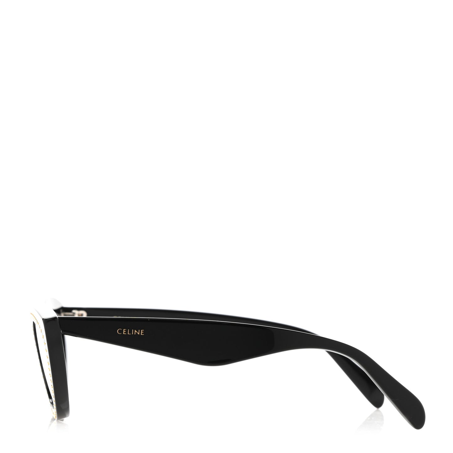 Acetate Crystal Cat Eye Sunglasses CL4019IS Black