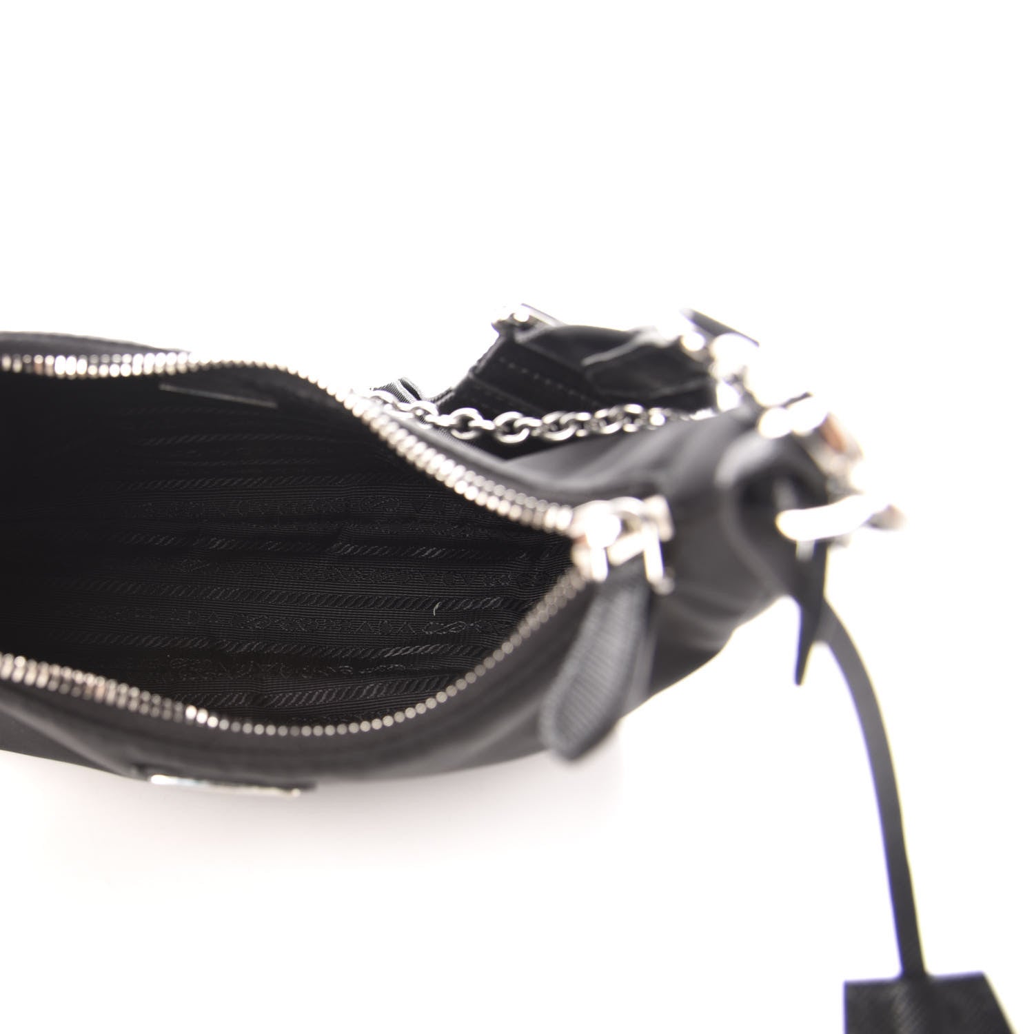 Prada Nylon Re-Edition 2005 Shoulder Bag Black 5 of 13
