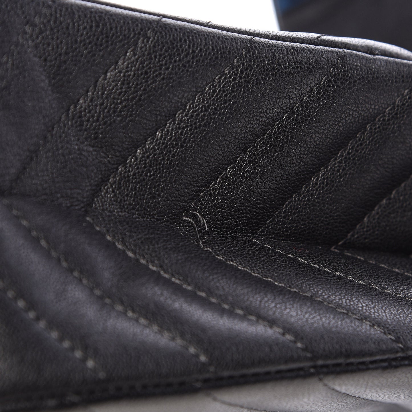 Sheepskin Chevron Quilted 2.55 Reissue 226 Flap So Black