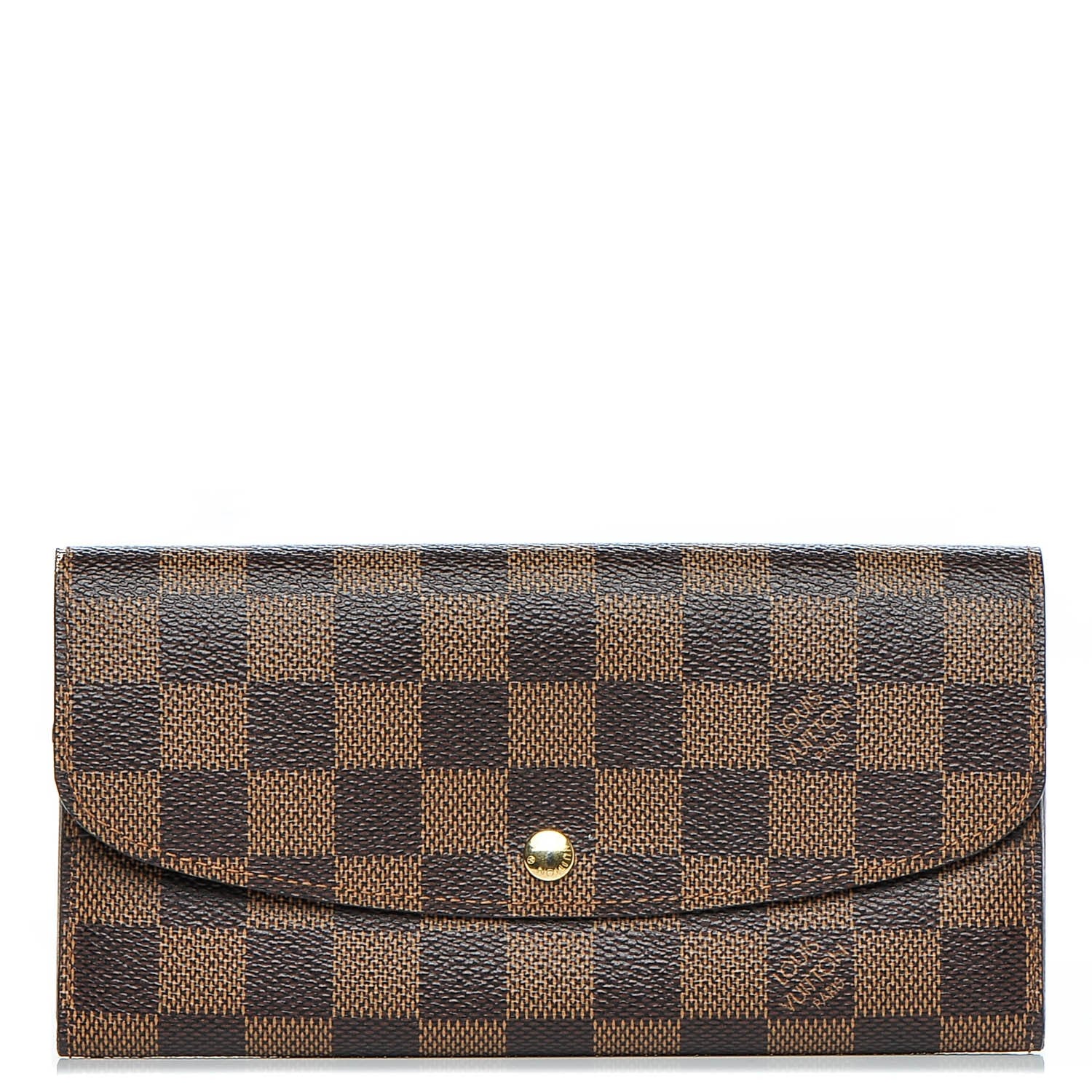 Louis Vuitton Damier Ebene Emilie Wallet 1 of 5