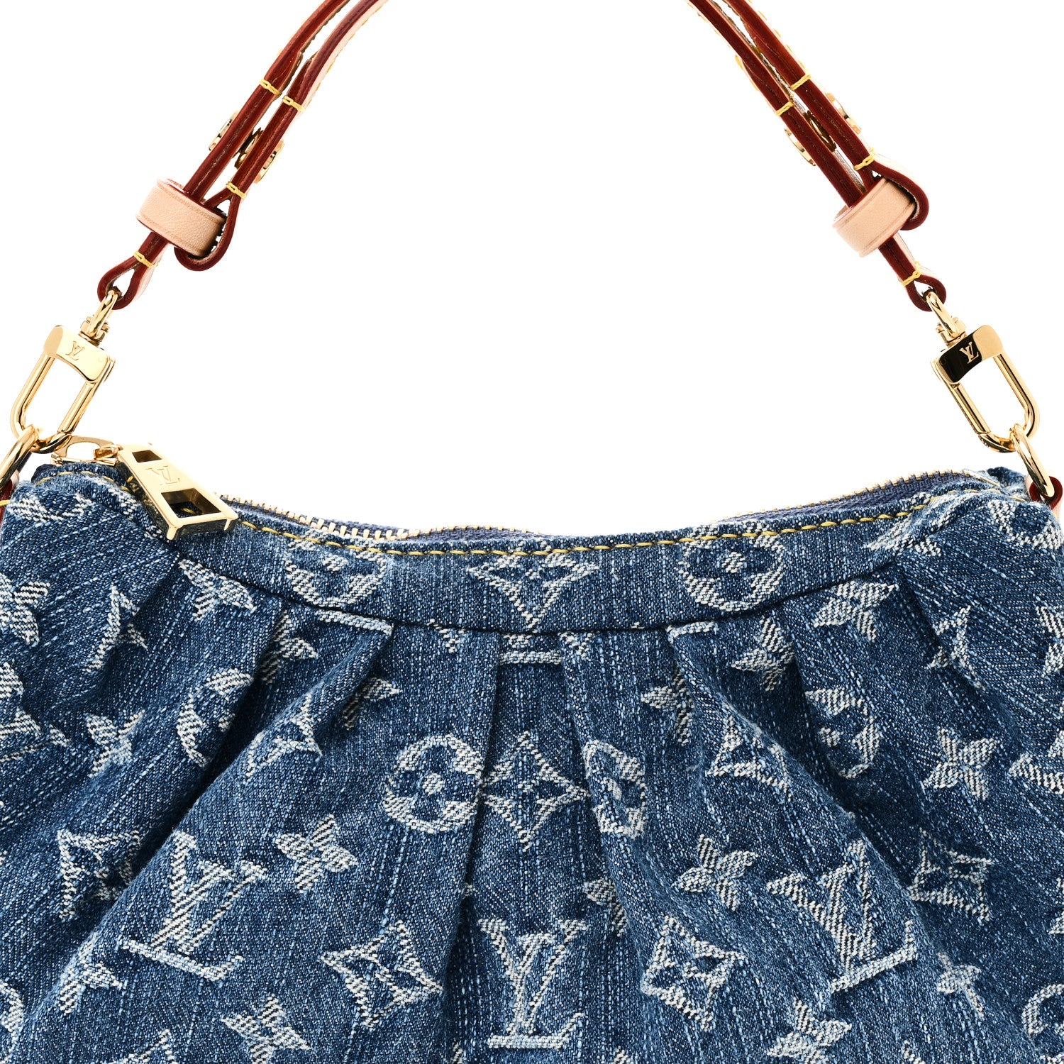 Louis Vuitton Monogram Denim Pochette Valley Blue 7 of 10