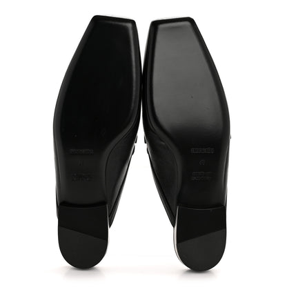 Hermes Goatskin Groupie Mules 40 Black 6 of 11