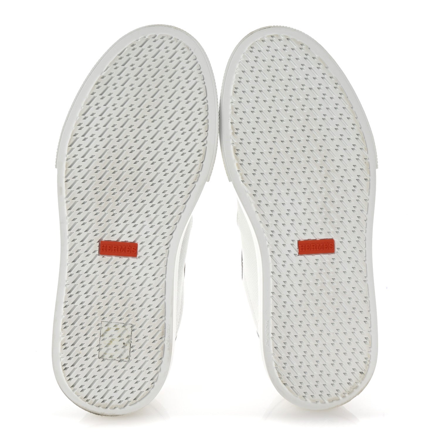 Hermes Epsom Calfskin Day Sneakers 37.5 White 6 of 11