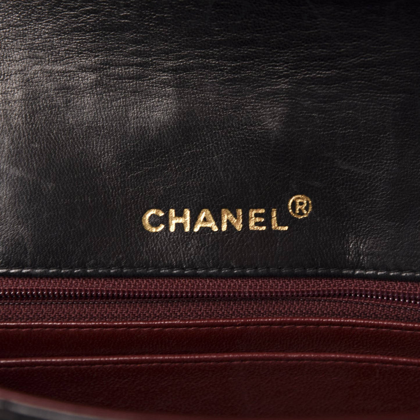 Lambskin Quilted Medium Single Flap Black