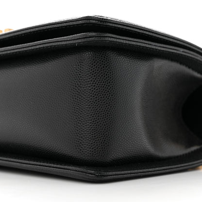 Chanel Caviar Quilted Medium Boy Flap Black 10 of 11