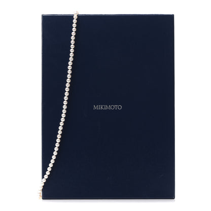 Mikimoto 18K White Gold Akoya Pearl 6.5-7mm Strand Necklace 60 6 of 6