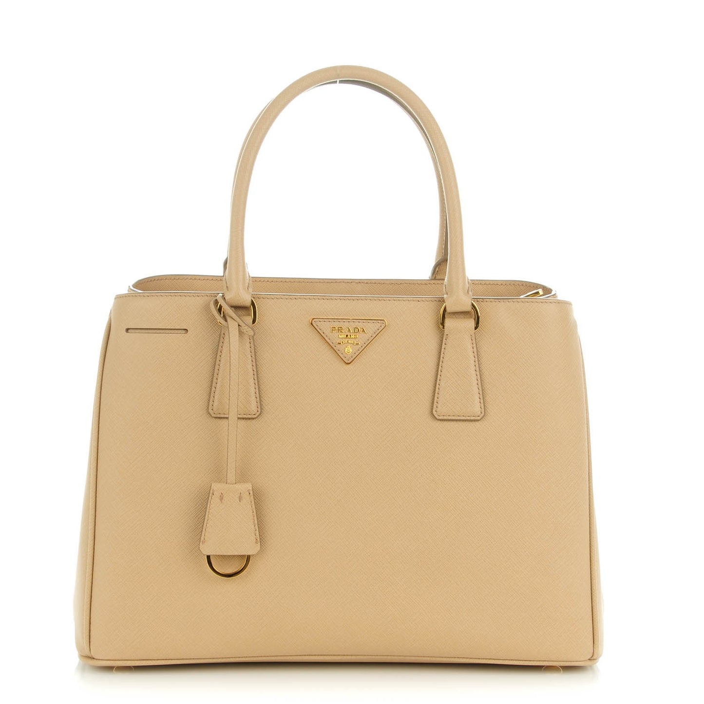 Saffiano Lux Medium Tote Sabbia