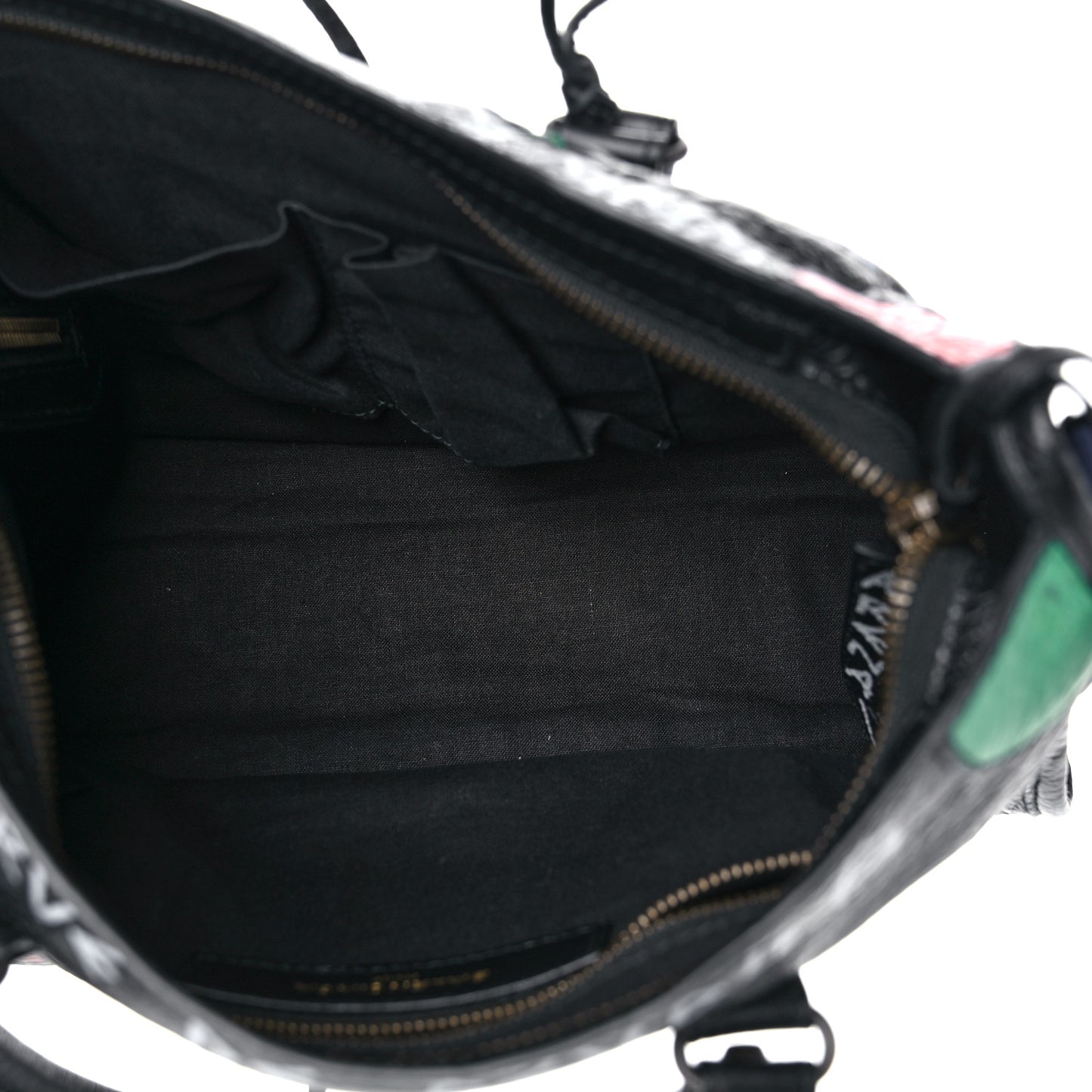 Agneau Graffiti All Over Classic Hardware S City Black Vert Rouge