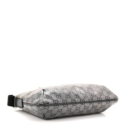 Gucci Crystal Monogram Small Flat Messenger Crossbody Navy 4 of 10