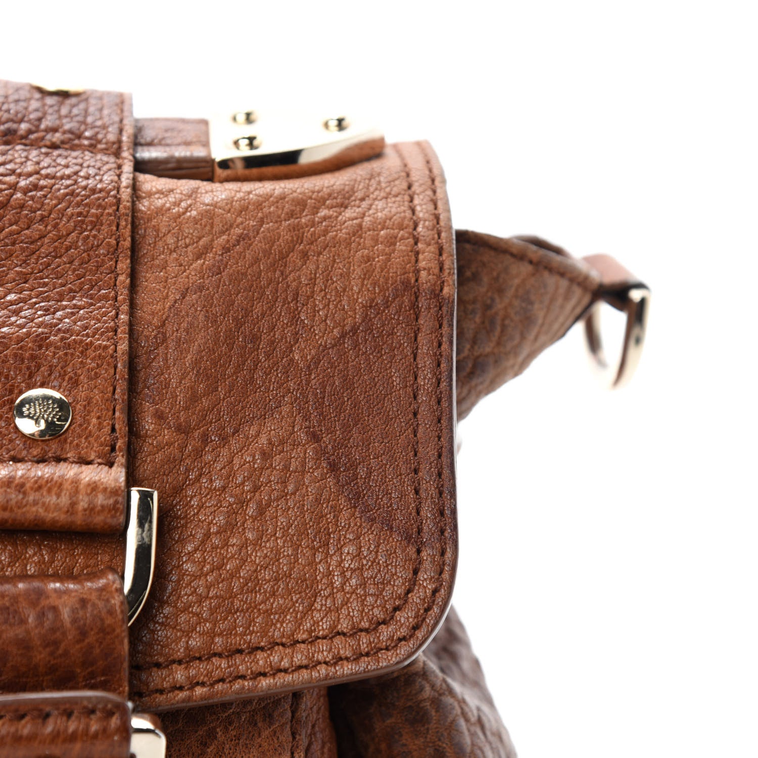 Mulberry Shiny Grained Lambskin Travel Day Oak 16 of 24