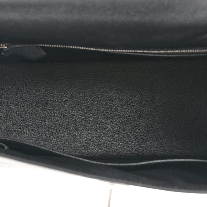 Hermes Epsom Kelly Sellier 25 Black 5 of 10