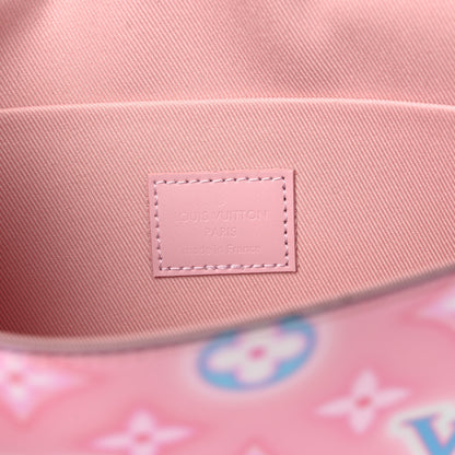 Louis Vuitton Vernis Valentine Felicie Pochette Chain Wallet Light Pink Neon 7 of 9